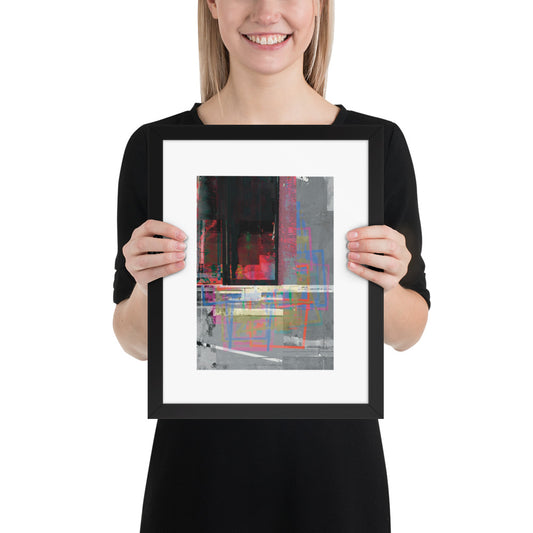 Abstract Hallway Framed poster